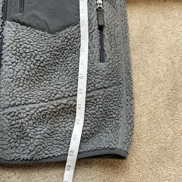 Patagonia Retro X Fleece Jacket Boys Girls Medium 10 Gray Deep Pile Classic - Picture 5 of 6